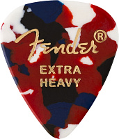 FENDER 351 Shape Premium Picks Extra Heavy Confetti 12 Count набор медиаторов, 12 шт., расцветка "конфетти"