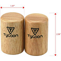 TYCOON TS-20 Шейкер деревянный цилиндрический
