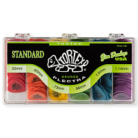 Dunlop 4180 Tortex Standard Dsiplay  медиаторы, 0,5/0,6/0,73/0,88/1/1,14 мм; по 72 шт.