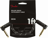 FENDER DELUXE 1' INST CABLE BTD инструментальный кабель, черный твид, 1'