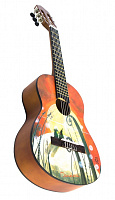 Barcelona CG10K/COLLINE 3/4   Набор: классическая гитара, размер 3/4, салфетка, машинка для намотки струн, чехол