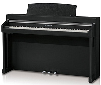 KAWAI CA97B Цифровое пианино, цвет черный, механика Grand Feel II, деревянные клавиши с покрытием Ivory Touch