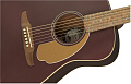 FENDER Malibu Player Burgundy Satin WN электроакустическая гитара, цвет бордовый