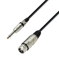 Adam Hall K3 MFP 0100  микрофонный кабель XLR(F) - 6.3 Jack mono, длина 1 метр