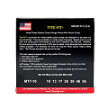 DR MT7-10 струны для 7-струнной электрогитары, калибр 10-56, серия TITE-FIT™, обмотка никелированная сталь, покрытия нет