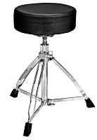 GUIL SL-12 стульчик барабанщика, круглое сидение, регулировка высоты 55 см - 74 см, хром