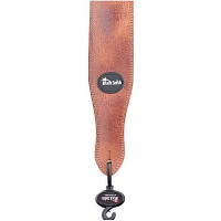BlackSmith LS-2208 Cognac ремень для гитары, кожа, 70 мм, толстый, круглые концы, цвет коньячный, со стежкой