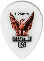 CLAYTON ST126/12  медиатор 1.26 mm ACETAL polymer уменьшенный