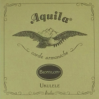 AQUILA BIONYLON 6U SINGLE одиночная струна для укулеле сопрано, 4-я G в обмотке (4th low-G, wound)