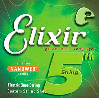 Elixir 15425 NanoWeb  струна для бас-гитары 125L