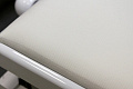 FLIGHT KB010 GWHT деревянная банкетка, регулируемая высота 46-54 см., цвет белый глянцевый, обивка велюр