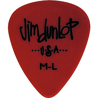 Dunlop 479RML Poly Medium Light 72Pack  медиаторы, medium light, цвет красный, 72 шт.