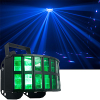 American DJ Aggressor HEX LED  Классическое устройство для спецэффектов от ADJ – теперь со светодиодами ADJ HEX: больше цветов, ярче свет. - 2 светодиода «6-в-1» (RGBCAW) Hex Color мощностью 12 Вт создают множество цветовых эффектов