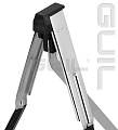 GUIL GT-20 миниатюрная стойка для электро и бас гитары, низкая, хромированная сталь, с чехлом