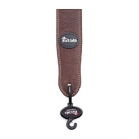 BlackSmith LS-0755 Brown ремень для гитары, кожа, 55 мм, толстый, круглые концы, цвет коричневый, со стежкой