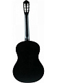 FLIGHT C-100 BK 4/4  классическая гитара 4/4, верхняя дека ель, корпус сапеле, цвет черный