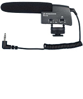 Sennheiser MKE 400  Конденсаторный накамерный микрофон "пушка", суперкардиоида, питание 1.5V