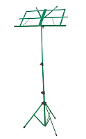 ROXTONE MUS008 Green Пюпитр складывающийся, на трех ногах, высота регулируемая: 45-110 см, размер в сложенном состоянии: 50 см, подставка: 40х29 см, цвет зеленый, вес 1.2 кг