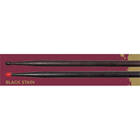 VIC FIRTH N5BB барабанные палочки 5B с деревянным наконечником, цвет черный, материал орех, длина 16", диаметр 0,595", серия NOVA
