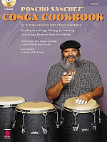 HL02500278  Poncho Sanchez' Congo Cookbook  книга "Поваренная книга по игре на конге" Пончо Санчез, 56 стр., язык английский