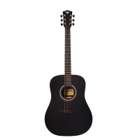 ROCKDALE Aurora D3 Satin BK акустическая гитара дредноут, цвет черный, сатиновое покрытие