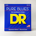DR PB-50 струны для 4-струнной бас-гитары, калибр 50-110, серия PURE BLUES™ Quantum Nickel™, обмотка никель, покрытия нет