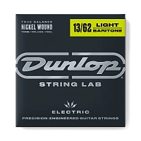 Dunlop DEN1362 Electric Baritone Guitar струны для электрогитары баритон, никель, 13-62
