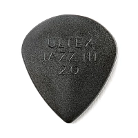 Dunlop 427P200 Ultex Jazz III 6Pack  медиаторы, толщина 2 мм, 6 шт.