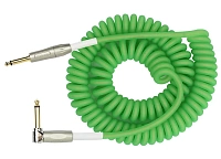 Kirlin IMK-202PFGL 9.1M GRF кабель инструментальный витой, 1/4" прямой моноджек - 1/4" угловой моноджек, длина 9.1