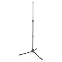 OnStage MS7700B  микрофонная стойка прямая, тренога, регулируемая высота, черная