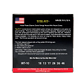DR MT-10  струны для электрогитары, калибр 10-46, серия TITE-FIT™, обмотка никелированная сталь, покрытия нет