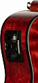 LANIKAI QM-RDCEC укулеле концерт, волнистый клен, звукосниматель, вырез, чехол 10 мм в комплекте