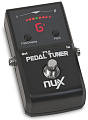 NUX PT-6 - Гитарный, басовый, хроматический тюнер, выполненный в формате педали. Подключается между гитарой и комбо либо в разрыв линии эффектов. Питание от батареи 9В либо от адаптера.