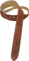 LEVY'S MS12-BRN  замшевый ремень для электрогитары, коричневый, 5 см