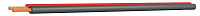 Proel HPC754RN Акустический  кабель 2 x 1.00мм2, плоский,  2 х O2.8мм; цвет: красный-черный.