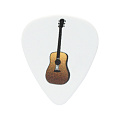 D'Andrea RPCOH  Медиатор гитарный, упаковка 12 шт., материал смола, толщина 0.96 мм, жёсткий, серия Cool Plecs, форма стандартная, рисунок Country
