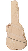 FLIGHT FBG-2053BG Чехол для акустической гитары утепленный (5мм), бежевый, два регулируемых наплечных ремня