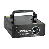 STAGE 4 D-JOY+ 600B Лазерный эффект, синий 600 мВ, звуковая активация, DMX