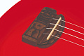 KOHALA KT-SRD  укулеле сопрано, серия TIKI, корпус липа, фигурная подставка, цвет красный