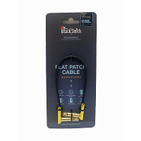 BlackSmith Patch Cable Gold Flat 0.65ft GSFPC-20 патч-кабель, 20 см, угловой Jack - угловой Jack, позолоченные контакты