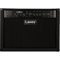 LANEY IRT60-212 гитарный ламповый комбоусилитель, серия IRONHEART, 60 Вт, 2х12", пружинный ревербератор, 2x6L6, Boost, Clean, Rhythm & Lead, Reverb,4-кнопочный футсвич, 526x715x288 мм, вес 38.5 кг