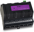 VISUAL PRODUCTIONS RdmSplitter (RJ45) Сплиттер-усилитель DMX+RDM с креплением на DIN-рейку. 6 каналов