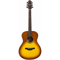 CRAFTER HT-250/BRS  акустическая гитара, верхняя дека ель, корпус красное дерево, цвет коричневый санберст