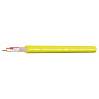Proel HPC210YE Микрофонный кабель 2 х 0.22 мм2, медный экран, диаметр 6.5 мм, цвет желтый