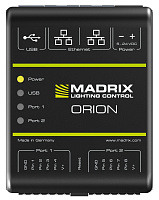 MADRIX IA-HW-001021 MADRIX® ORION Блок для подключения сенсоров (0-10 В, 0-12 B) и передачи сигнала  Art-Net для ПО MADRIX, установка на DIN-рейку