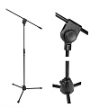 Proel PRO100BK Микрофонная стойка-журавль, высота 950-1600 мм, съемное основание-тренога, цвет черный