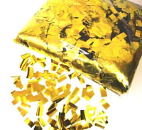 Global Effects Металлизированное конфетти 10х20мм золото (Отгрузка от 5 кг)
