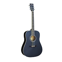 BEAUMONT DG80/BK  акустическая гитара, корпус дредноут, цвет чёрный матовый