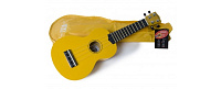 WIKI UK10G YLW   гитара укулеле сопрано,клен, цвет желтый глянец, чехол в комплекте