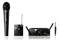 AKG WMS40 Mini2 Mix Set US25BD радиосистема с приёмником SR40 Mini Dual, 1 поясным передатчиком AKG PT40 и 1 ручным передатчиком AKG HT40
